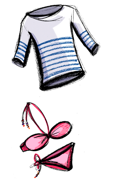 marinière et maillot